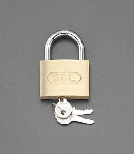 シリンダー錠(ステンレス製ツル/同一キー) 60mm EA983TC-157 4548745813258【別送品】