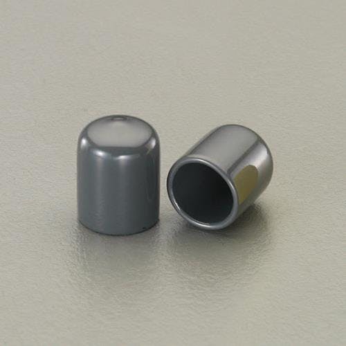 ESCO  φ15x20mm 丸型保護キャップ(グレー/2個) EA983FN-215G 4548745814231(CDC)【別送品】