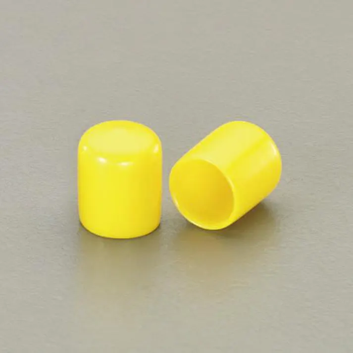 ESCO φ15x20mm 丸型保護キャップ(イエロー/2個) EA983FN-215Y 4548745815405(CDC)【別送品】