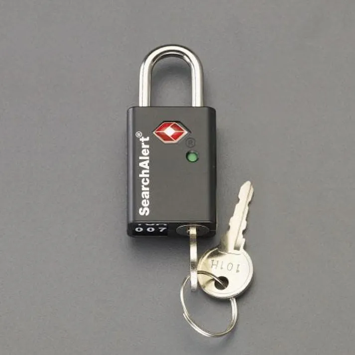 ESCO 33mm パドロック(ブラック) EA983S-81 4548745859713(CDC)【別送品】