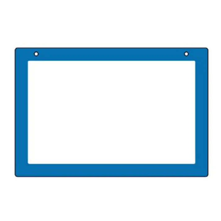 ユニット(UNIT) 300x450mm 吊り下げ式表示板(青) EA983BH-2 4548745877267(CDC)【別送品】