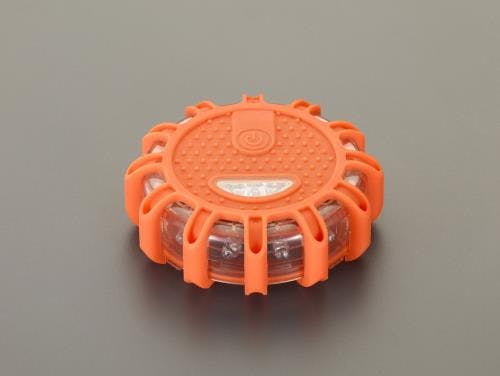 ミズケイ LED警告灯(マグネット付) [単4x3本] EA983FR-51 4548745877465【別送品】