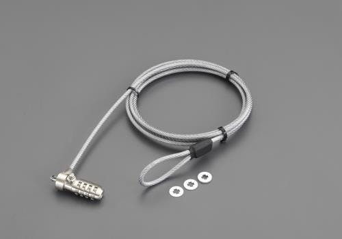 サンワサプライ パソコンセキュリティワイヤー EA983TS-3 4548745877526【別送品】