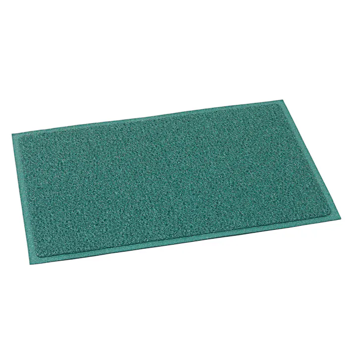 テラモト 玄関マット(緑) 450x750mm EA997RH-121 4548745912159【別送品】