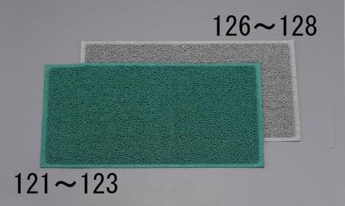 テラモト 玄関マット(灰) 450x750mm EA997RH-126 4548745916355【別送品】