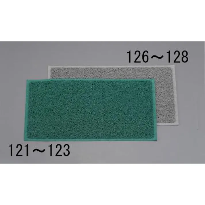 テラモト 玄関マット(灰) 450x750mm EA997RH-126 4548745916355【別送品】