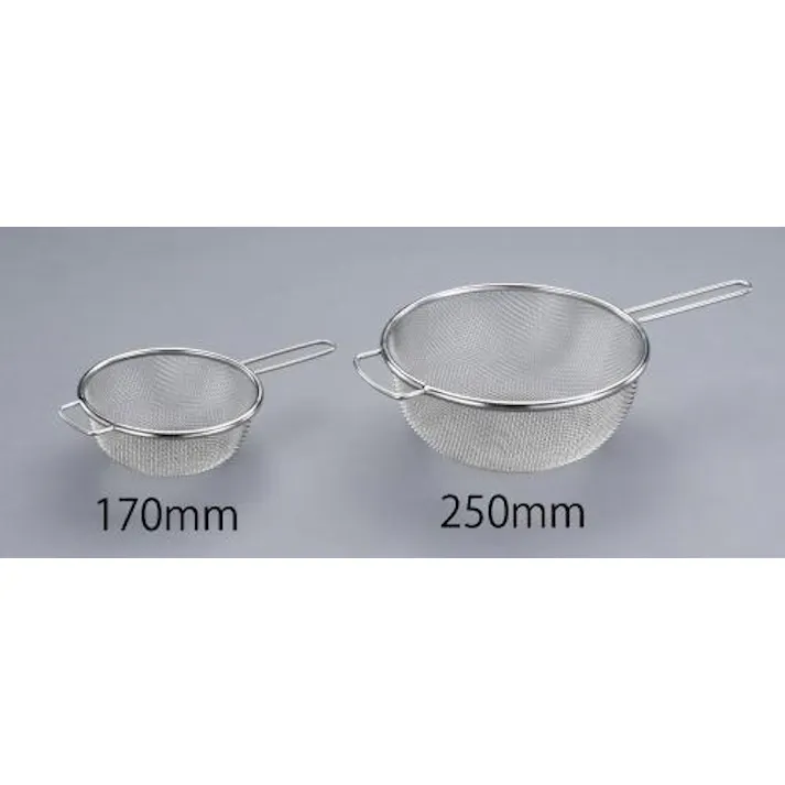 ESCO φ170/0.42mm/ 8メッシュ ろ過網(柄付・ステンレス製) EA992CK-63 4548745926026(CDC)【別送品】