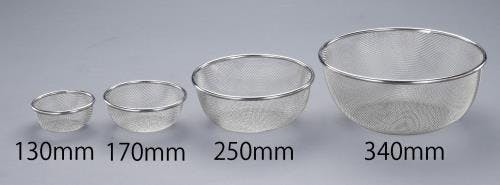 ろ過網(ステンレス製) φ220/線径0.42mm/8メッシュ EA992CH-64 4548745938012【別送品】