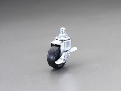 ナンシン キャスター(自在金具・ねじ式・ブレーキ付) 65mm EA986PT-133 4548745977400【別送品】