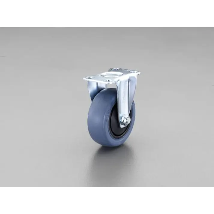 ナンシン 75mm キャスター(固定金具・微音タイプ) EA986PT-141 4548745977431(CDC)【別送品】
