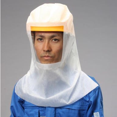 ESCO  ヘルメット対応使い捨て頭巾(SMS不織布/10枚) EA996AW-2 4550061014363(CDC)【別送品】