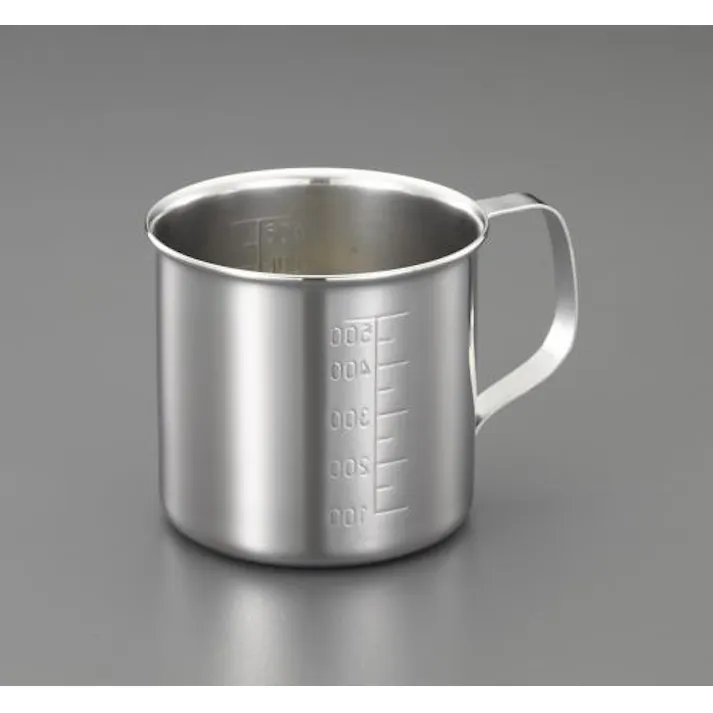 ESCO 500ml 計量カップ(ステンレス製) EA991KS-13 4550061021989(CDC)【別送品】