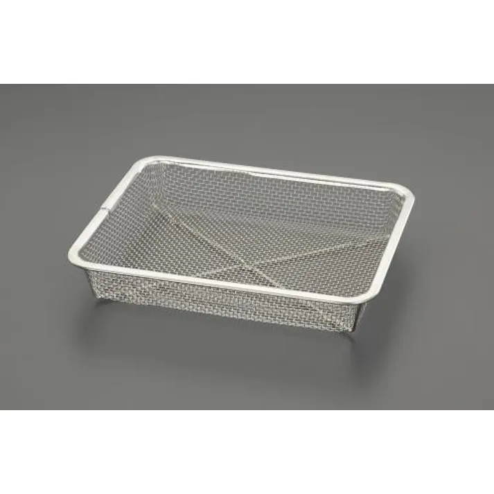 ESCO 249x202x 35mm 部品洗浄ざる(ステンレス製) EA992CG-71 4550061024041(CDC)【別送品】