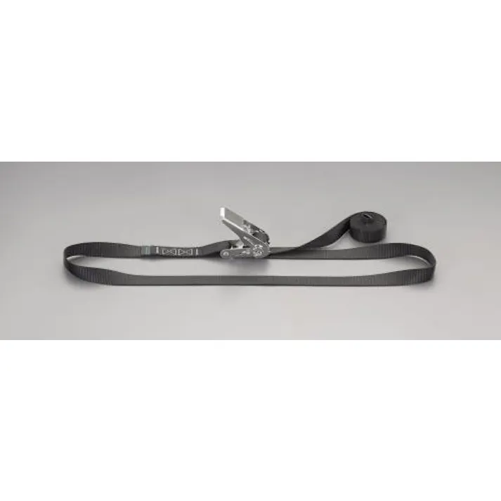 ESCO 25mmx3m/200kg ベルト荷締機(ラチェット式) EA982BB-63 4550061057407(CDC)【別送品】