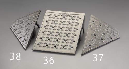 段差プレート(左コーナー) 280x415x145mm EA983FK-38 4550061066157【別送品】