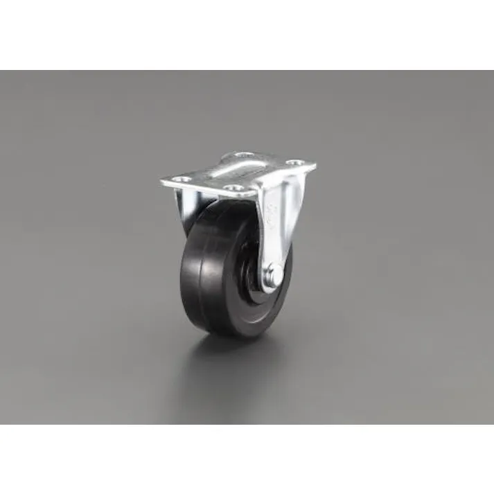 ユーエイキャスター 65mm キャスター(固定金具・微音タイプ) EA986PF-21 4550061068892(CDC)【別送品】