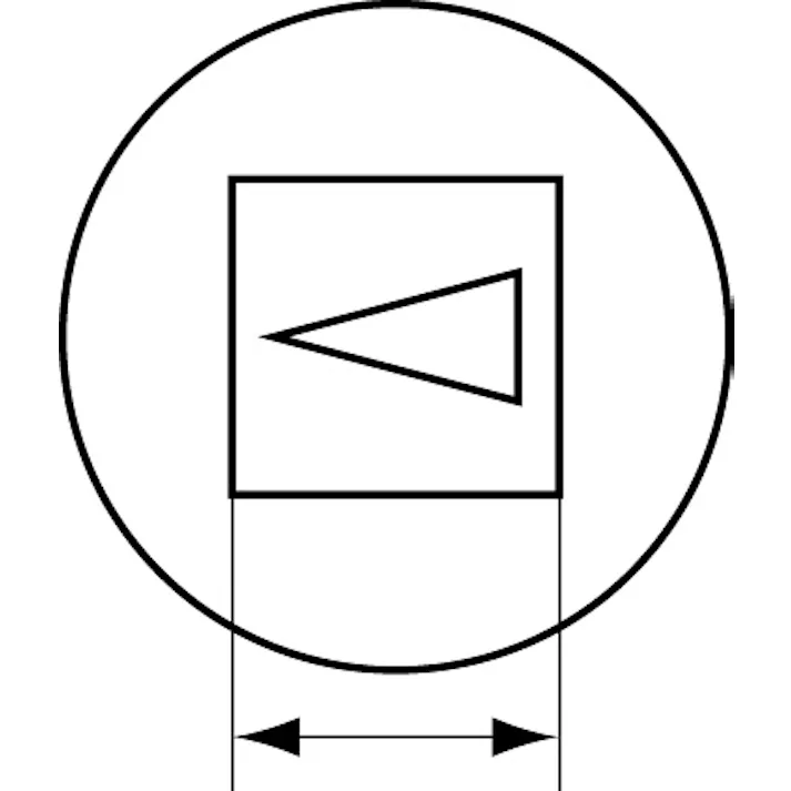サイドバーロックキー(8mm四角) 80mm EA983TN-902A 4550061130537【別送品】