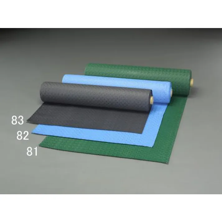 テラモト 0.92x10m /2.0mm ノンスリップマット(黒) EA997RA-83 4550061156742(CDC)【別送品】