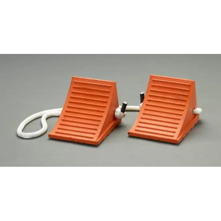 ESCO 200x178x150mm ホイールチョーク(ウレタン製/2個組) EA984SF-6 4550061161623(CDC)【別送品】