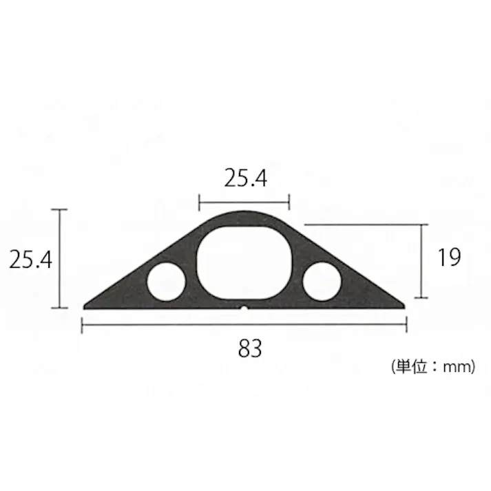 コードプロテクター(スリット数:1) 83x25mmx3m EA983PJ-11 4550061197196【別送品】