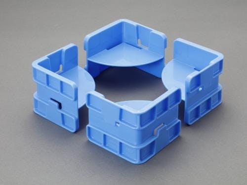 三甲(サンコー) 荷崩れ防止用コーナー(4個) 100x100x90mm EA985PL-1 4550061210697【別送品】