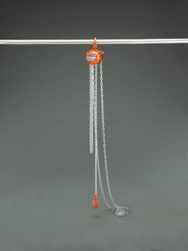 チェーンブロック 0.5tonx8.0m EA987CJ-8 4550061216286【別送品】