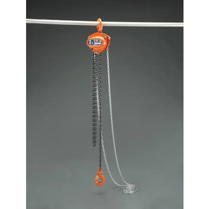 ESCO 2.0tonx8.0m チェーンブロック EA987CM-8 4550061219423(CDC)【別送品】