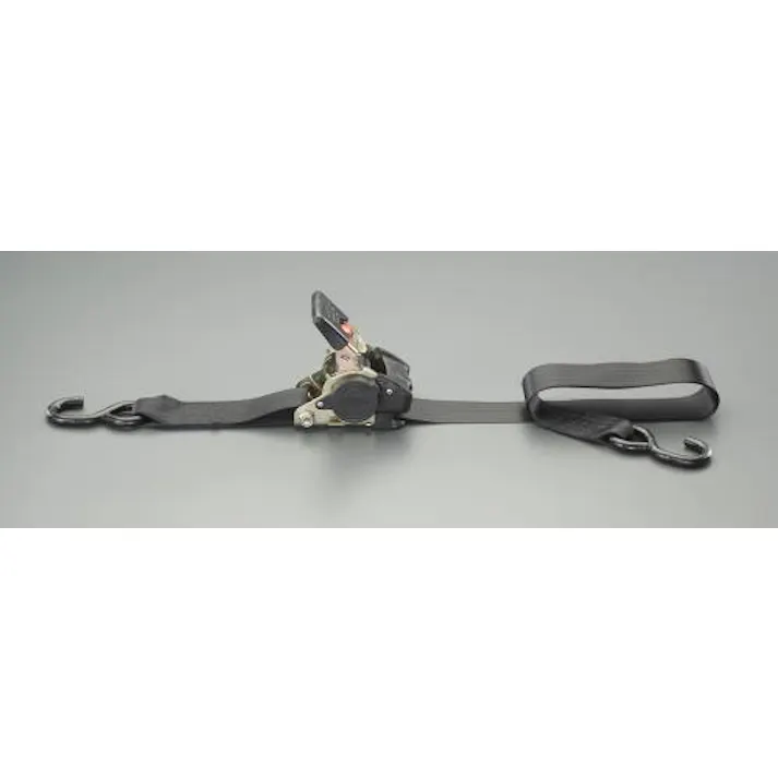 ベルト荷締機(自動巻取式) 25mmx1.8m/300kg EA982AA-11 4550061237113【別送品】