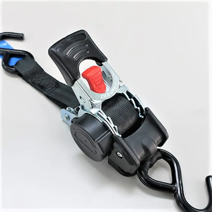 ベルト荷締機(自動巻取式) 25mmx1.8m/300kg EA982AA-11 4550061237113【別送品】
