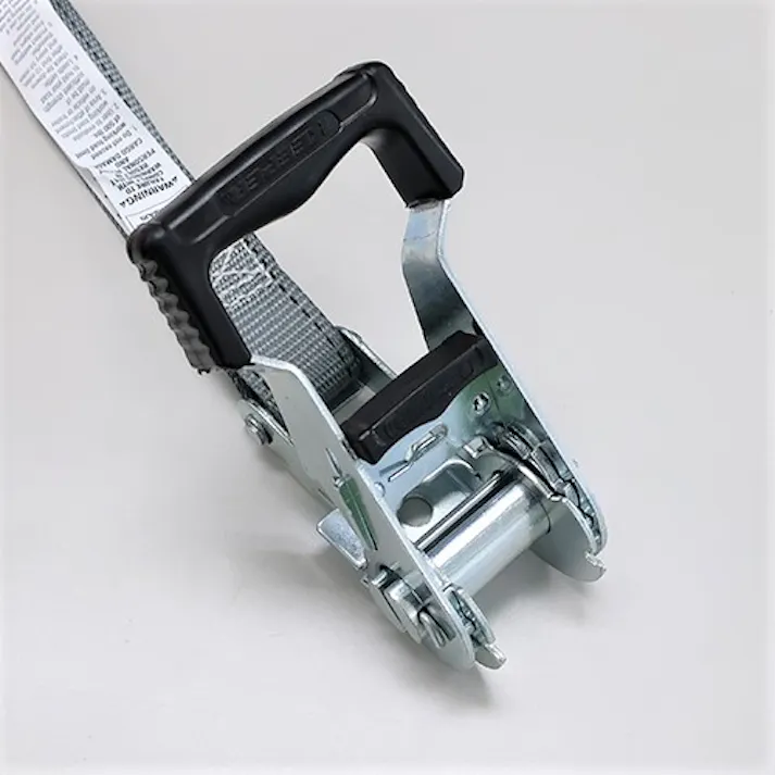 ベルト荷締機(エンドレス・ラチェット式 226kg/25mmx4.8m EA982BB-22C 4550061245989【別送品】