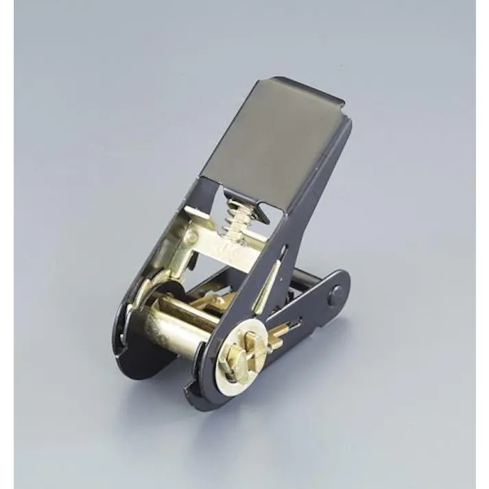 ESCO 25mm/ 230kg バックル(ラチェット式/スチール黒メッキ) EA982B-501 4550061393604(CDC)【別送品】