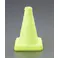 ESCO 130x130x200mm カラーコーン(伸縮式・蛍光イエロー) EA983FT-203 4550061394731(CDC)【別送品】
