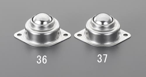 ボールキャスター[ステンレス製] 69x31mm EA986S-37 4550061395462【別送品】