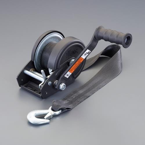 ハンドウィンチ 680kg EA989RD-12 4550061396490【別送品】