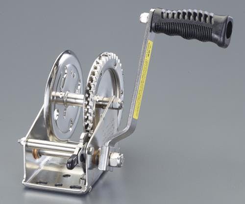 ハンドウインチ(ステンレス製) 545kg EA989SC-21 4550061396575【別送品】