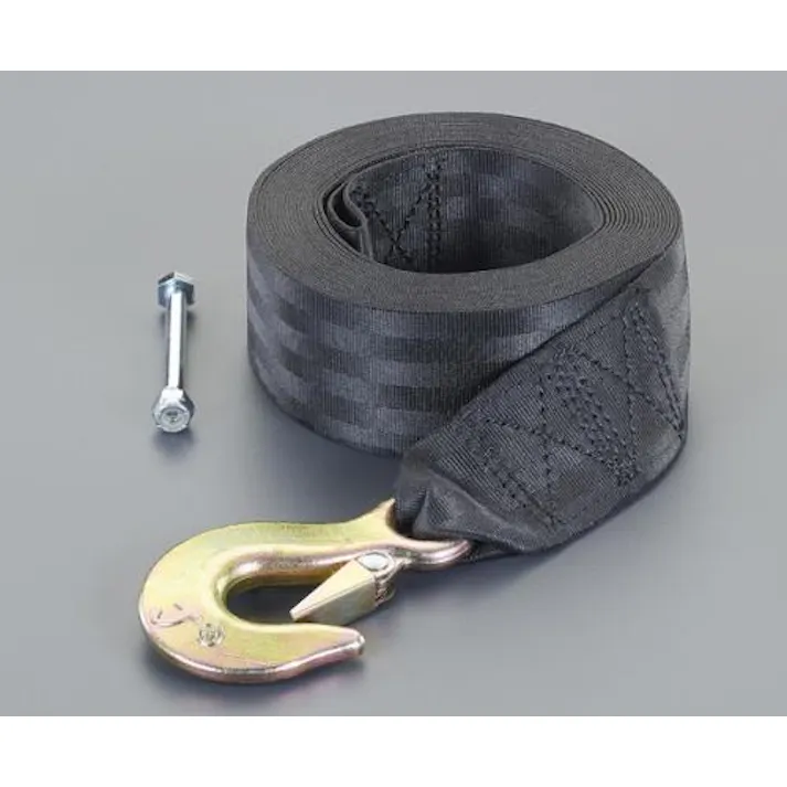 ESCO 50mmx6.0m ハンドウィンチ用ベルト(フック付) EA989SE-6 4550061396636(CDC)【別送品】