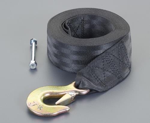 ハンドウィンチ用ベルト(フック付) 50mmx7.5m EA989SE-7.5 4550061396643【別送品】