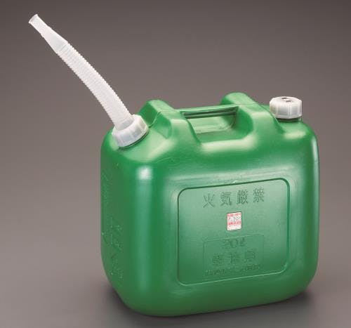 ポリ軽油缶 20L EA991HA-11 4550061397299【別送品】