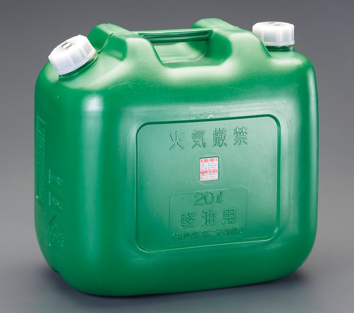 ESCO 20L ポリ軽油缶 EA991HA-11 4550061397299(CDC)【別送品