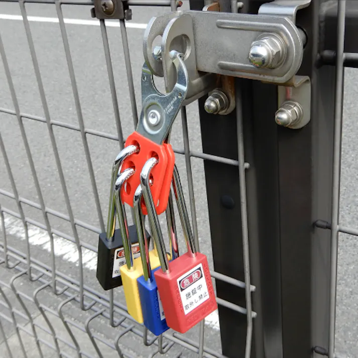 ESCO 38mm 南京錠(ロックアウト用・吊長/黄) EA983TB-52 4550061437568(CDC)【別送品】