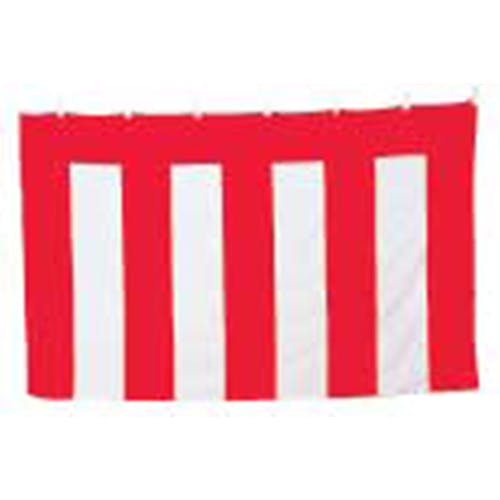 紅白幕(綿) 9000x900mm[5間] EA983JP-3 4550061454954【別送品