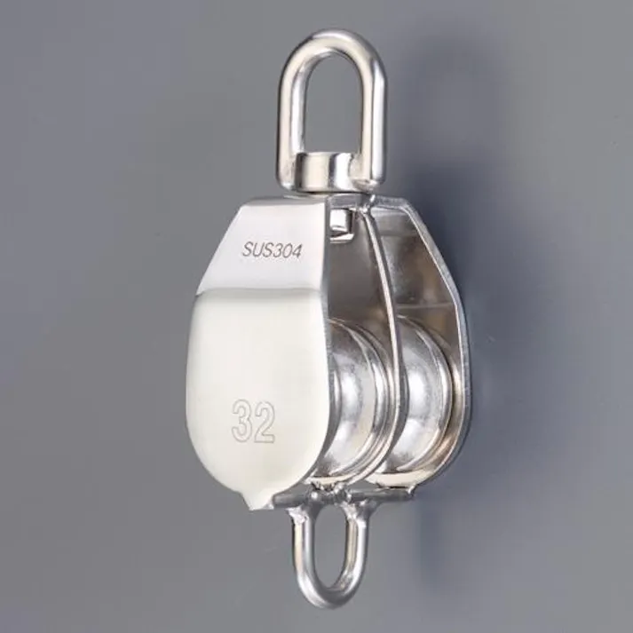 ESCO 38mm 滑車(ステンレス製/2車) EA987SD-73 4550061461594(CDC)【別送品】