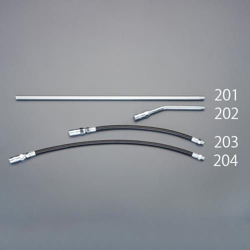 グリースポンプ用フレキシブルノズル 450mm/R1/8” EA991CR-204 4550061464908【別送品】