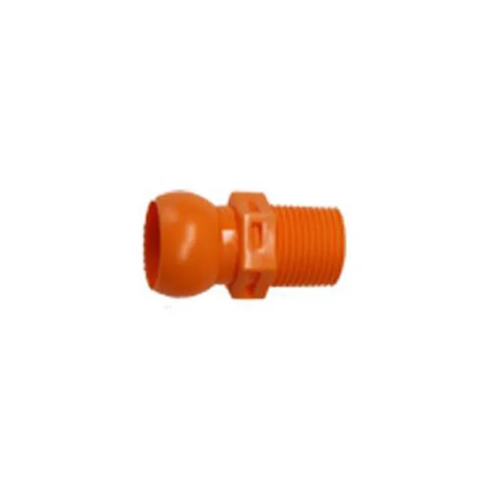 ESCO 1/2"xR 3/8" 雄ねじコネクター(クーラント用2個) EA991EK-3A 4550061465219(CDC)【別送品】