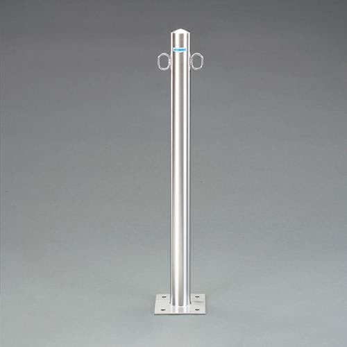 カネソウ バリケードスタンド(ステンレス製・フック付) φ76.3x850mm EA983FK-112 4550061484944【別送品】