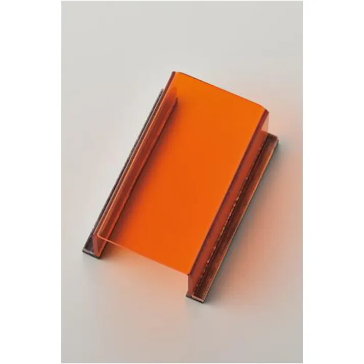 ESCO 80x 40x 30mm スイッチカバー標識(無地・透明橙) EA983E-9 4550061496626(CDC)【別送品】