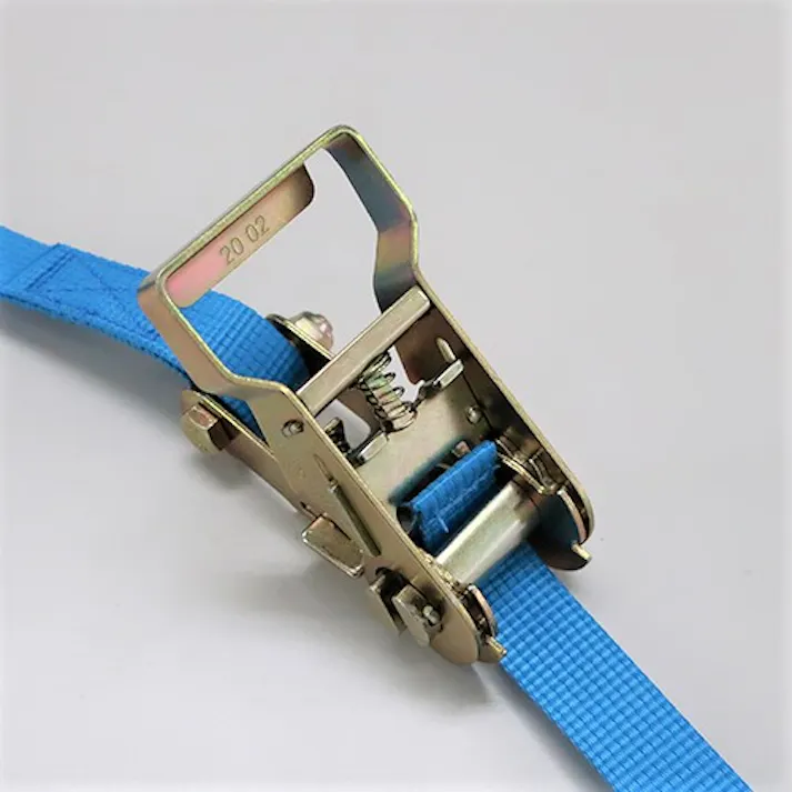 ベルト荷締機(ラチェット式) 25mmx5.0m/250kg EA982AB-4 4550061501047【別送品】