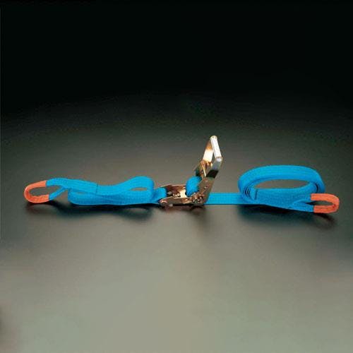 ベルト荷締機(ラチェット式) 75mmx9.0m/2500kg EA982AB-58 4550061501276【別送品】