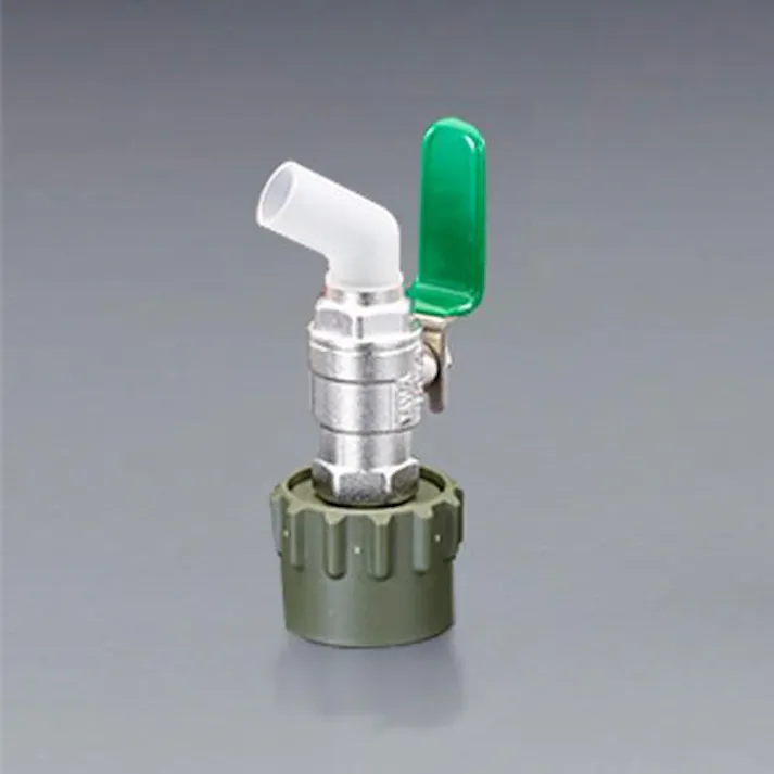 ミヤサカ工業 ペール缶・一斗缶用コック(真鍮製/緑) φ50mm EA991JW-32 4550061504192【別送品】