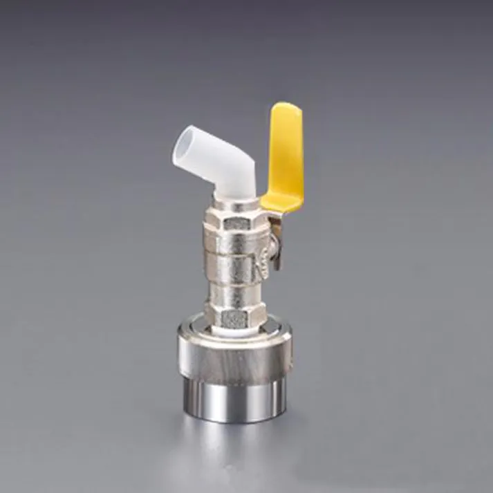 ミヤサカ工業 φ40mm ペール缶・一斗缶コック(ドラム缶兼用/黄) EA991JW-53 4550061504260(CDC)【別送品】